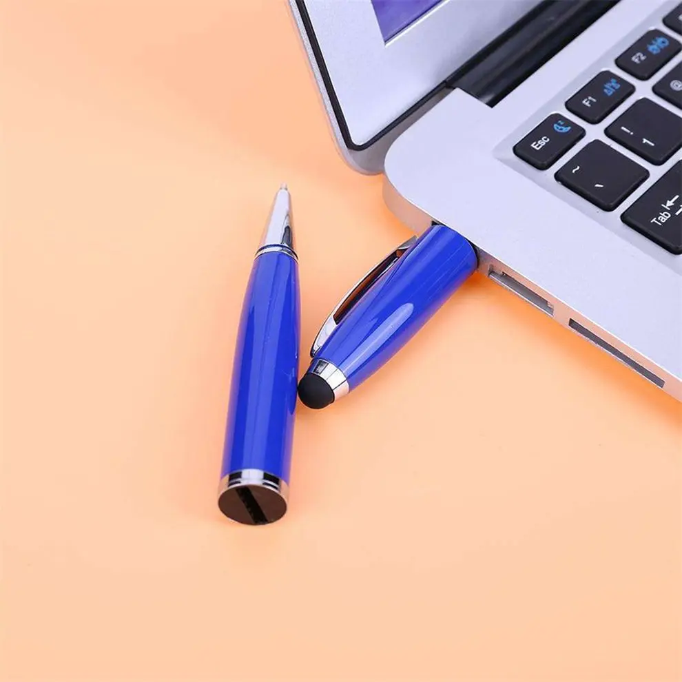 Синий 3 в 1 Многофункциональный компактный Размеры стабильно высокое Скорость 32 г USB Flash Drive U диск памяти Ручка емкость ручка