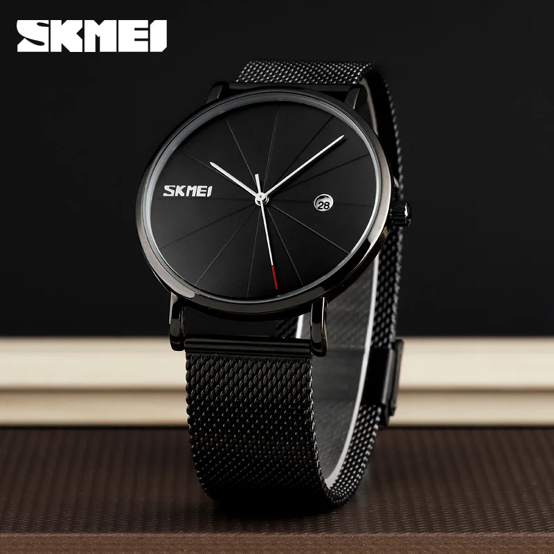 

2019 New SKMEI Clock Men Quartz Wristwatches Women Watches 30M Waterproof Big Dial Calendar Quartz Watch Wrist Relogio Masculino