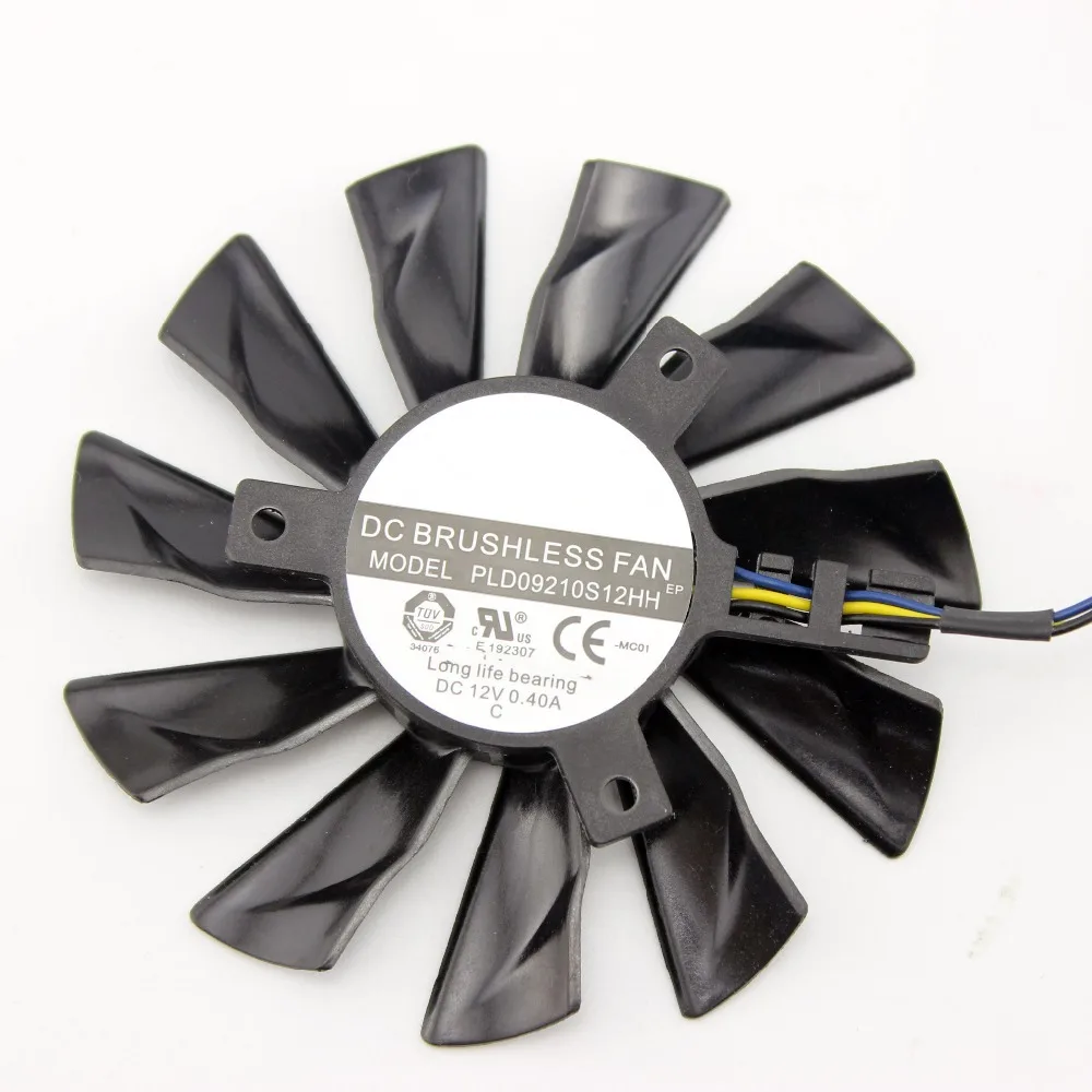 87 мм PLD09210S12HH 0.4A Вентилятор охлаждения Замена для MSI GeForce GTX 1070 1060 1080 1080Ti 980Ti Duke видеокарты кулер вентиляторы