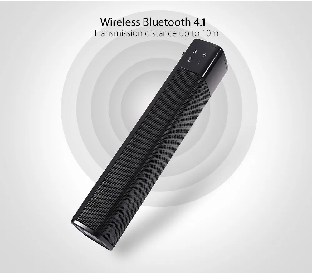 JKR KR-1000 Bluetooth динамик 20 Вт сабвуфер стерео коробка громкий динамик Беспроводная колонка 4400 мАч супер бас для ПК мобильного телефона