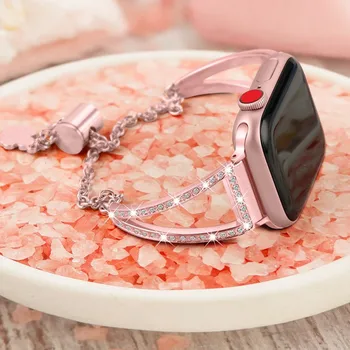 

Watch Band Stainless Metal Smartwatch Strap Replacement For IWatch 1 2 3 4 38mm/42mm