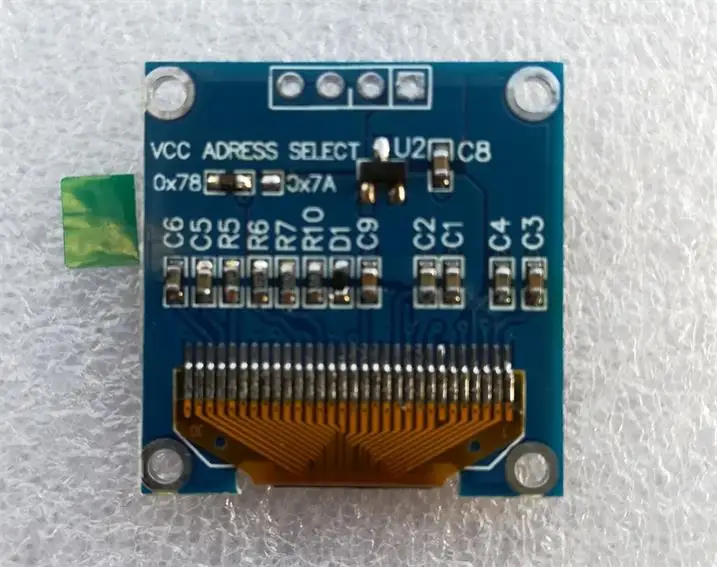 128*64 0 96 дюймовый белый OLED SSD1306 экран привода Raspberry Pi модуль дисплея IC SPI I2C интерфейс