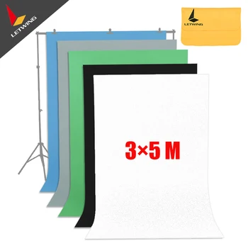 

High Quality White Non-woven Fabric 3*5 M 10x16ft Background Backdrop for Studio Photo lighting