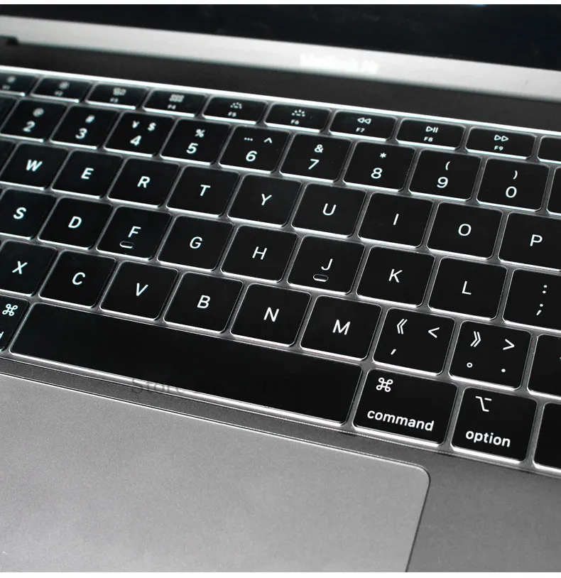 EU TPU Keyboard Protector Cover For Macbook Pro 13 15 Inch A1707 A1706 A1932 A1989 Touch Bar For Macbook Air Pro 11 12 13 Retina