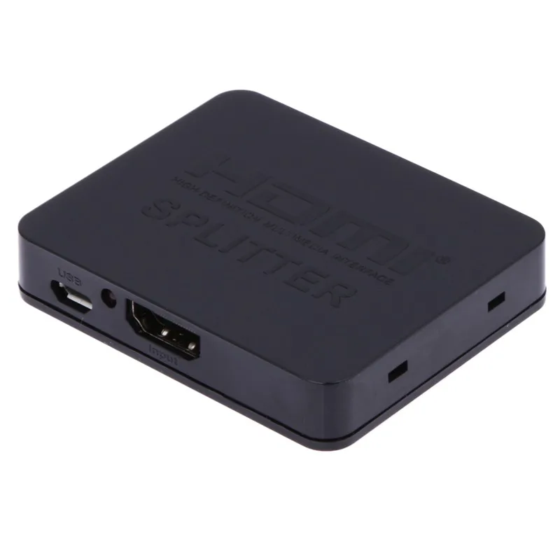 Новый HDMI 1 in2 разветвитель усилитель Дубликатор концентратор коробка Авто