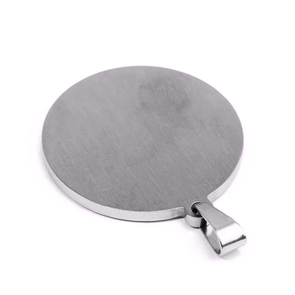 LOULEUR 5pcs/lot Stainless Steel Size 25mm Cabochon Cameo Base Tray Bezel Blank Fit Cabochon Necklace Bracelet Jewelry Making Jewelry Findings