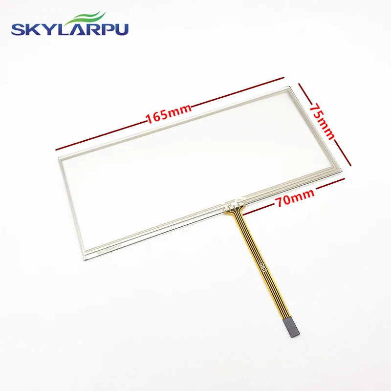 

Skylarpu новые 6,7 дюймовые сенсорные экраны панели для 165*75 мм, 165 мм * 75 мм промышленный сенсорный экран дигитайзер Стекло Запасная часть