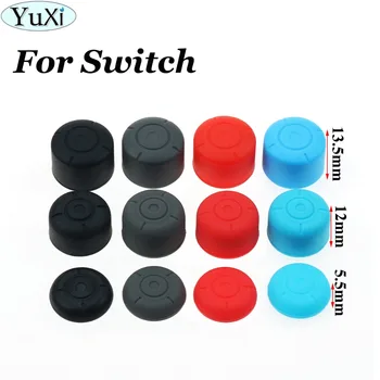 

YuXi Anti-slip Silicone Enhanced Thumb Cover Caps Protect Gel Guard for Nintend Switch Joy-Con Controller Joystick Grips