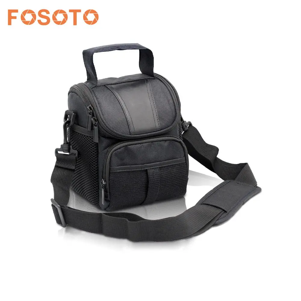 Goedkoop Fosoto DSLR Camera Bag Case Voor Nikon D3400 D5500 D5300 D5200 D5100 D5000 D3200 voor Canon EOS 750D 1100D 1200D 700D 600D 550D