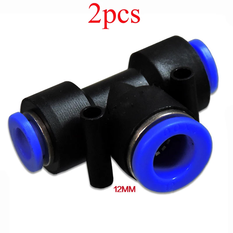 

2PCS 8mm to 12mm Nozzle Spray Rod Connector Quick Fittings Tube Joint T Shape Joint for Gimbal RC Agriculture Drone Spare Parts
