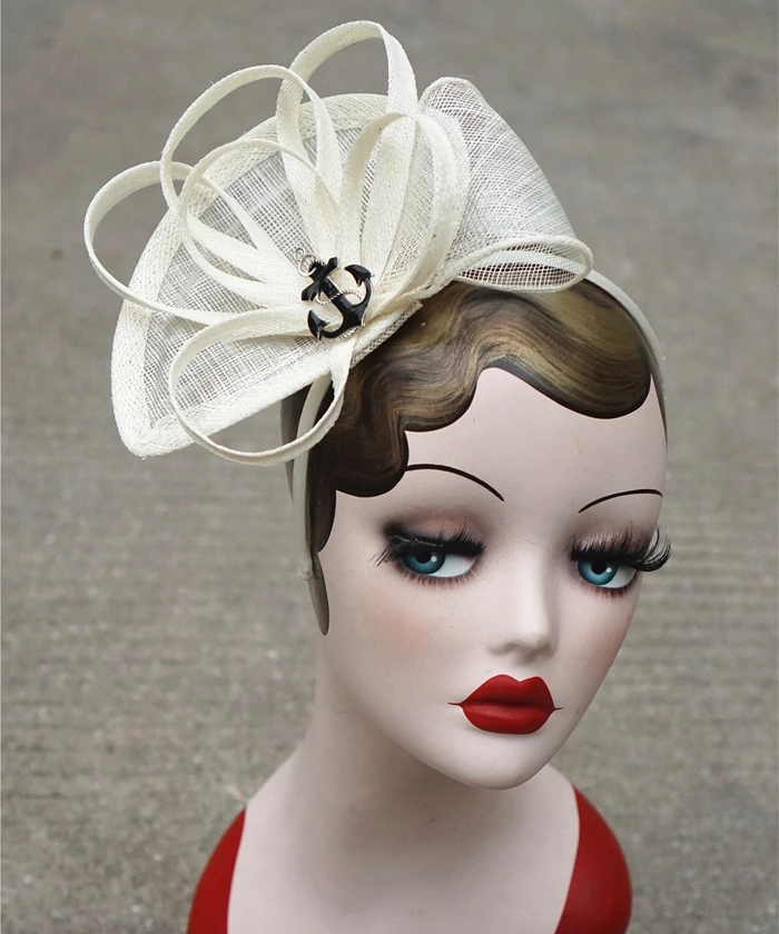Случайная отправка 10 шт. Женская чародейная шляпа необычная Sinamay шляпа для Кентукки Дерби Свадебная вечеринка гонки женский головной убор 10 шт