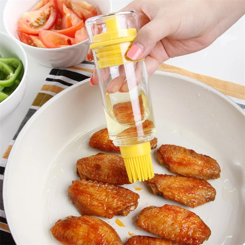 Buy Silicone Oil Bottle With Brush For Cake Butter