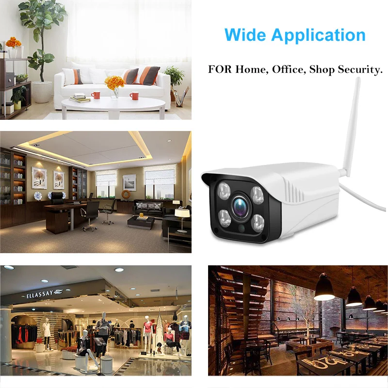 Security Wifi IP Camera HD960P Cloud Storage Wireless Bullet Camera Surveillance Home or Office IPCam for Indoor/Outdoor Security Wifi IP Camera HD960P Cloud Storage Wireless Bullet Camera Surveillance Home or Office IPCam for Indoor/Outdoor