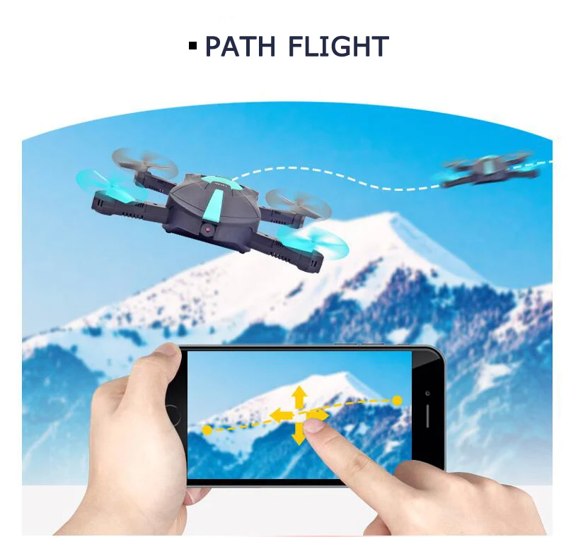 Quadcopter JY018 WIFI Foldable Mini Drone with Camera RC Helicopter Drones (15)