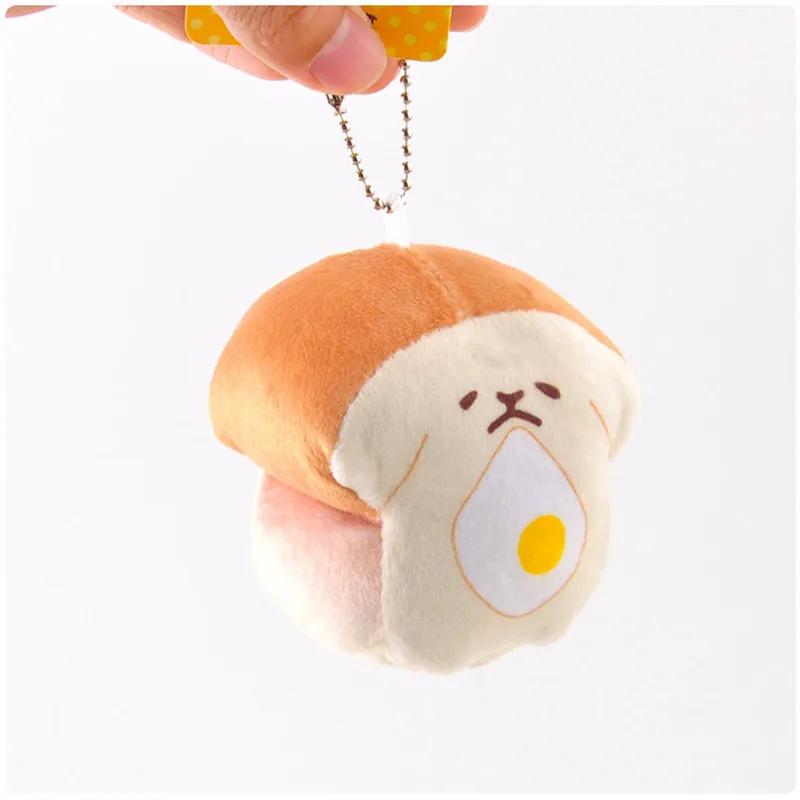 Bread Hamburger Cheese Dog Plush Pendants Toys Puppy Dog Dolls (2)