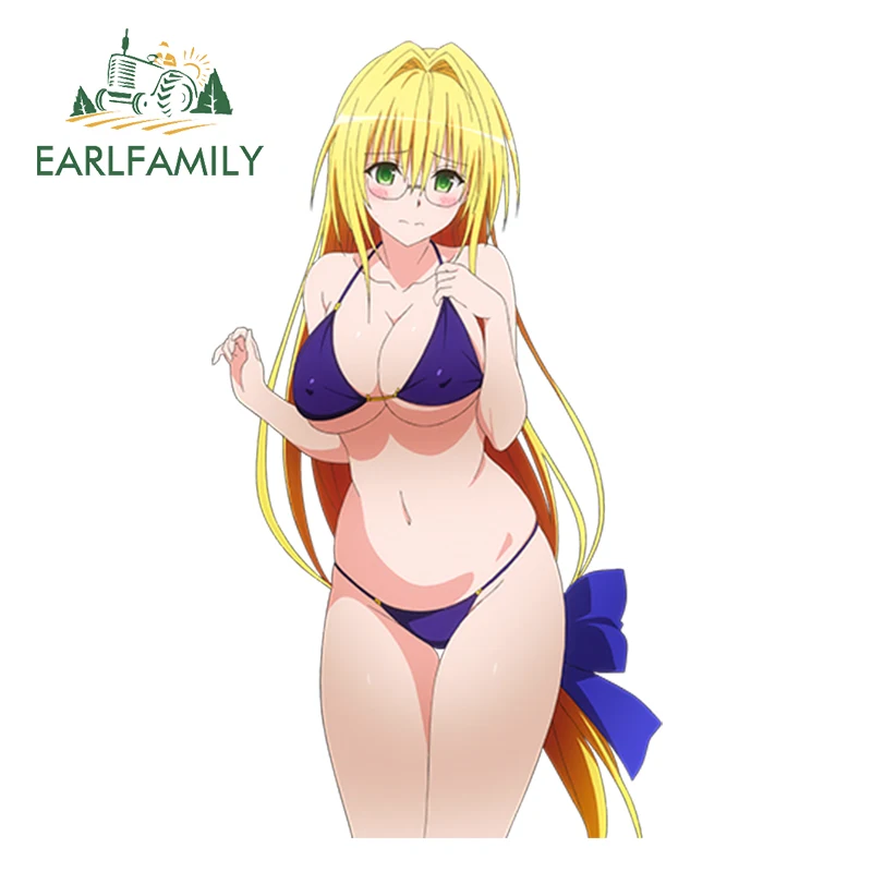 EARLFAMILY 13 см x 7,5 см Красивая графика JDM аниме To Love-Ru сексуальная горячая девушка Tearju Lunatique винил автомобиль окно фургона ноутбука Наклейка