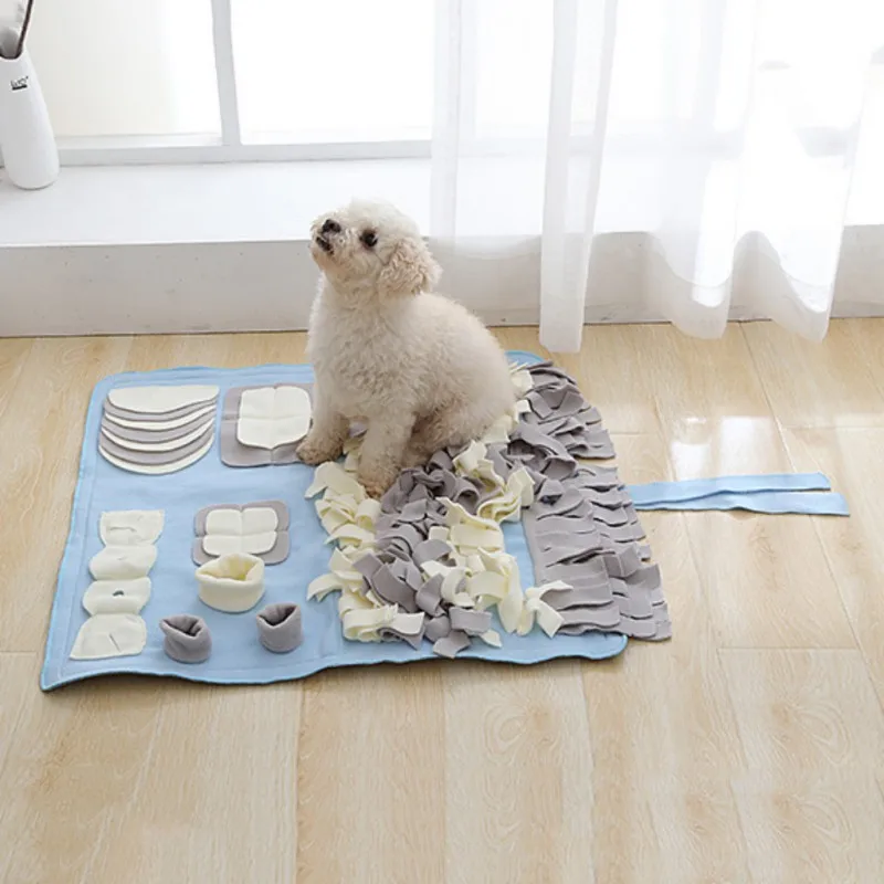 Собака Обучение игры одеяло питомник собака дом коврики ПЭТ нюхать Одеяло складной машинная стирка подстилка для тренировки нюха