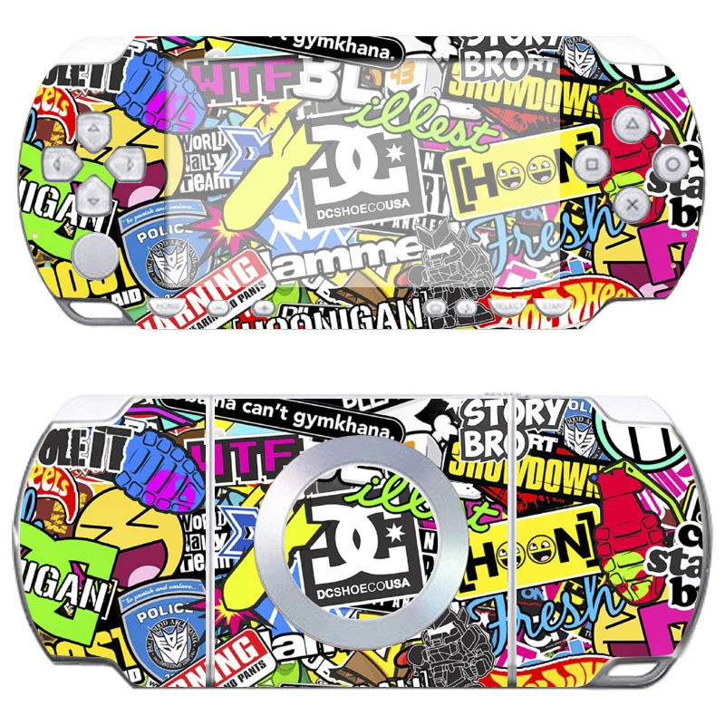 

Bomb Sticker Protector for Sony PSP 2000 skins Stickers for PSP2000 Game Accessories for PSP 2000
