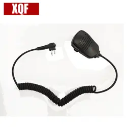 XQF 2Pin PTT MIC Динамик микрофон PU Провода для Motorola Радио GP88 EP450 mu11c, mu12, CLS1110, CLS1410 Двухканальные рации