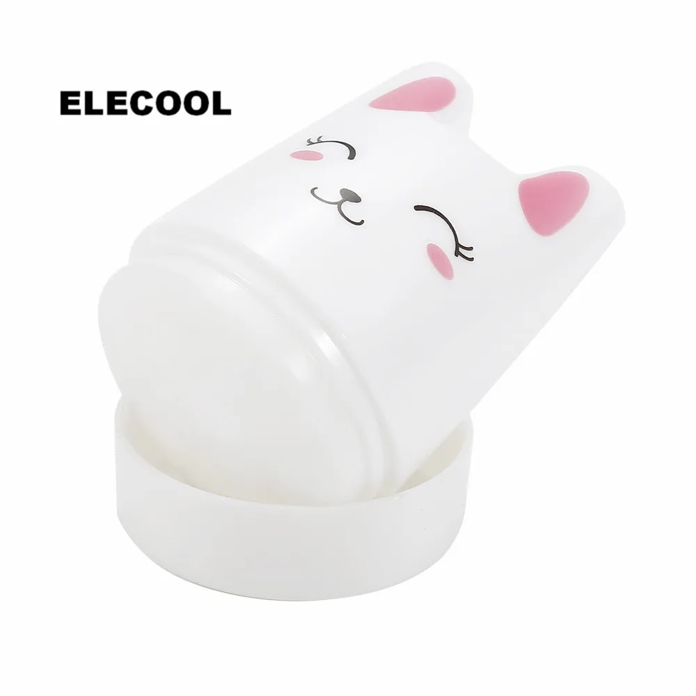 

ELECOOL Silicone Bunny Rabbit DIY Nail Art Stamping Plate Polish Stamp Scraper Stamper Kit Nail Decoration Accessories
