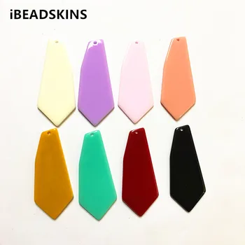 

New arrival! 45x19mm 100pcs/lot acrylic cone-shape charms for stud earrings/earrings accessories/Earring parts DIY(As shown)
