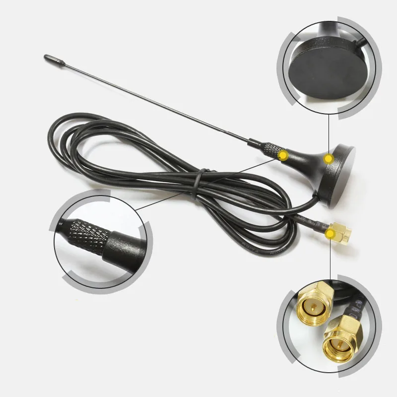 433Mhz antenna sma antenna lora antenna 3dbi SMA Plug with Magnetic Base 1m 2m 3m Cable 4