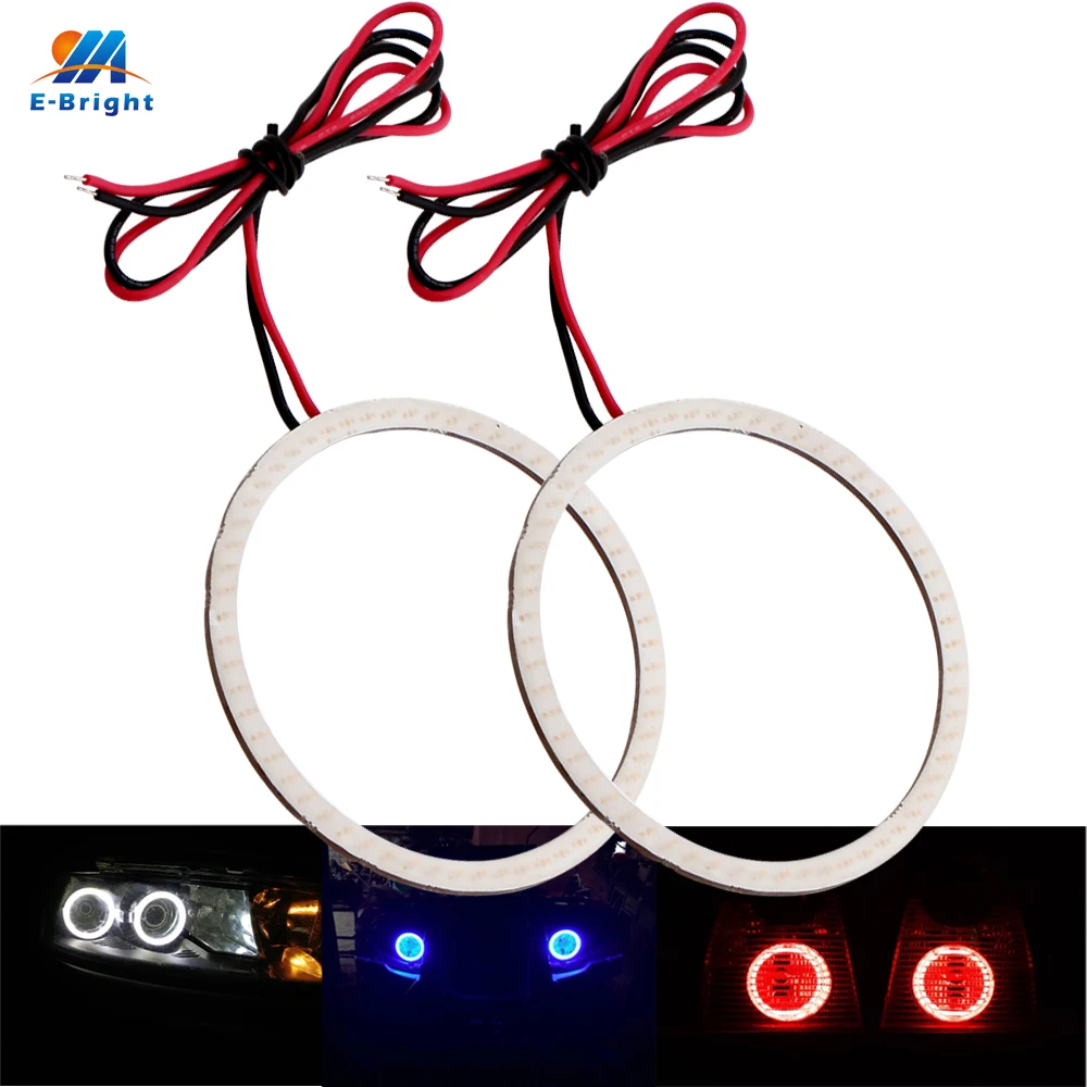 

YM E-Bright Angel Eyes 9CM 2PCS(1pair) Auto Halo Rings COB 90MM Angel Eye Car Headlight Motorcycle White Super Bright 12V Led