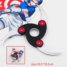 Наруто Вращающийся складной шурикен, вращающиеся дротики, аниме оружие Модель игрушки, детские подарки