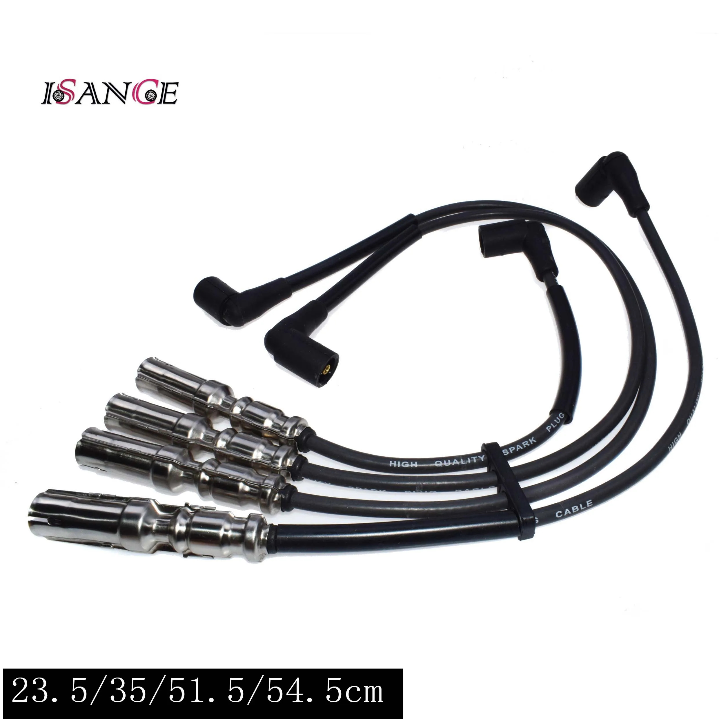 

27588 Spark Plug Ignition Wires 27588 57021 For VW Volkswagen Beetle Bora Golf GTI Jetta 2.0L-L4 2001 2002 2003 2004-2010