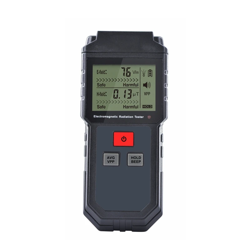 Electromagnetic Radiation Tester Portable Digital LCD Electric Magnetic Field EMF Meter Dosimeter Detector For Computer Phone radiation detector emf meter tester