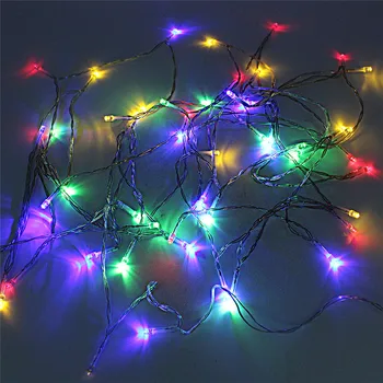 

50 LED String Lights LED Strip Light For Xmas Garland Party Wedding Decoration Christmas Flasher Fairy Lights