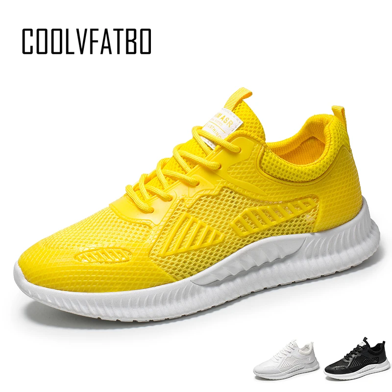 

COOLVFATBO Men Sneaker Flyknit Breathable Casual Male Footwear Light Big Size Tenis Masculino Adulto Support Dropshipping