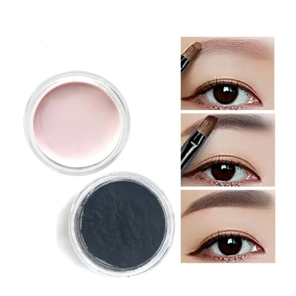 Eyes Makeup Set Brand Fiber Eyebrow Gel with Brush Eye Brow Kit Makeup