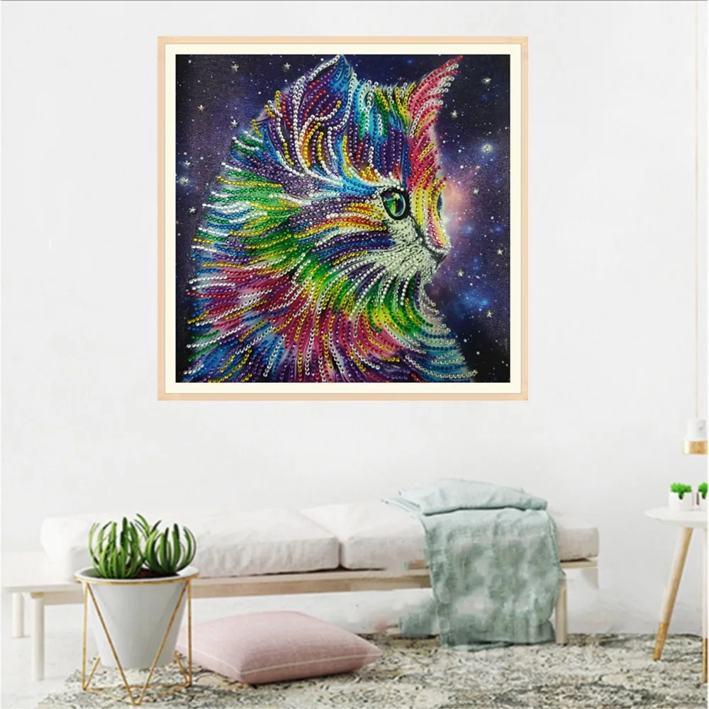 

Lowest Price Free ShippingSpecial Shaped Diamond Painting DIY 5D Partial Drill Cross Stitch Kits Crystal R wall sticker