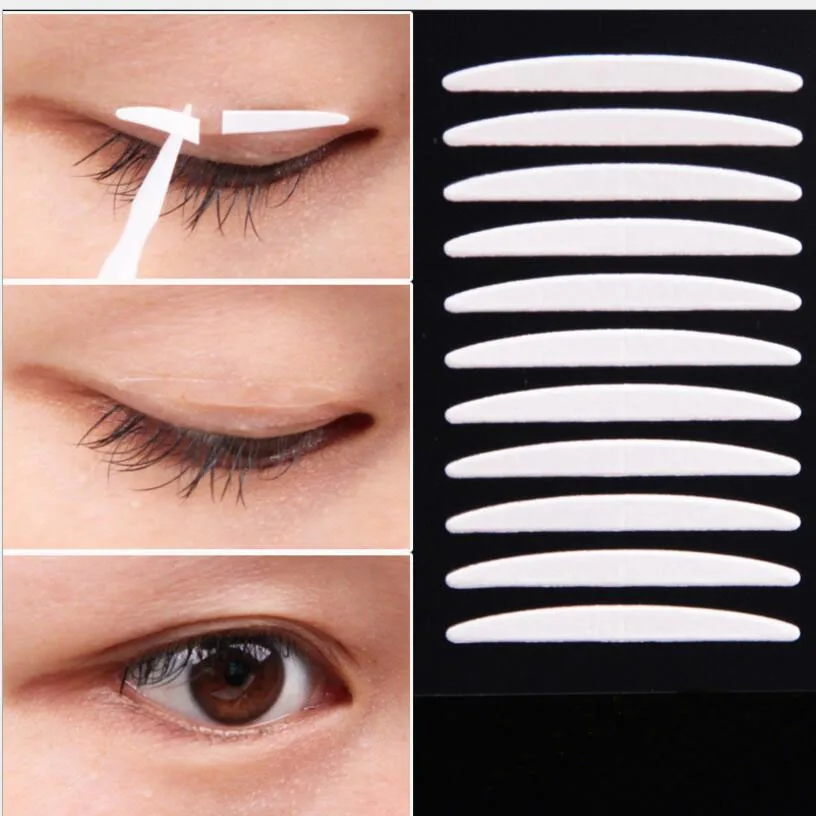 Double eyelid stickers invisible double sided stickers beautiful eyes