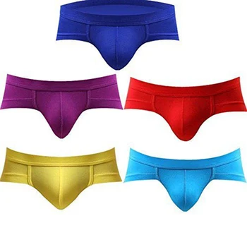 

Men's Underwear Brief Thongs Soft Bulge Pouch Briefs Thong Shorts Underpants String Larger Pants L-XXXL