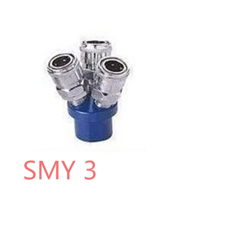 

1PcsC-type quick connector multi-pipe gas rowSMY 3 inserted trigeminal / air distributor pipe joints Interface 1/4