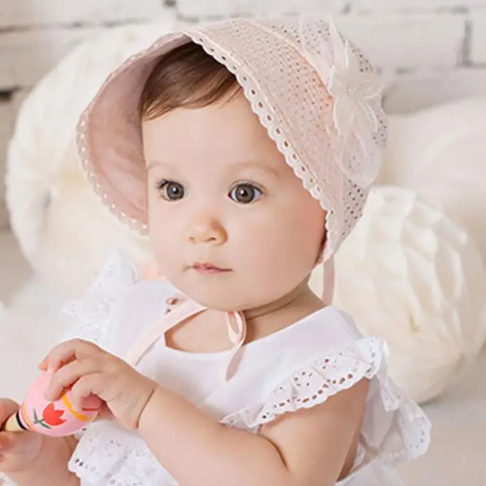 2018 Новый Модная одежда для детей, Детская мода однотонная бейсболка фигурная оплетка шапка для новорожденных детей Шапки кружевные