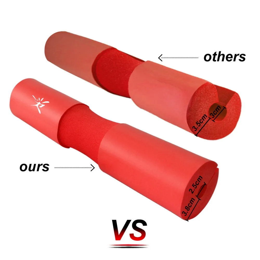  Foam Barbell Pad Cover Squat Pad For Gym Weight Lifting Cushioned Shoulder Back Support 45*10CM Nec