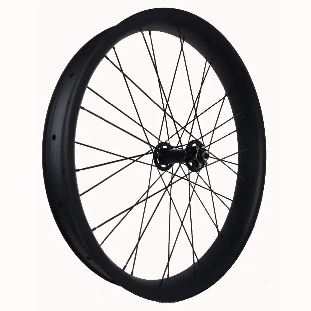 26er OEM зимние велосипедные диски из карбона fatbike wheelset 95 мм X 18 мм бескамерные обода QR/TA концентраторы ручной сборки с концентраторами Novatec/Powerway M74