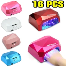 Wholesale! Sensor LED Nail Lamp Nail Dryer Diamond Shaped 36W LED CCFL Curing Nail Tools for UV Gel Nail Polish Art Tools Dimond