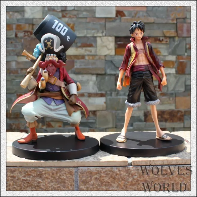 15-18cm One Piece 2pcs/Lot Usopp Sogeking Monkey D Luffy Action Figures Anime PVC brinquedos Collection Figures Christmas toys