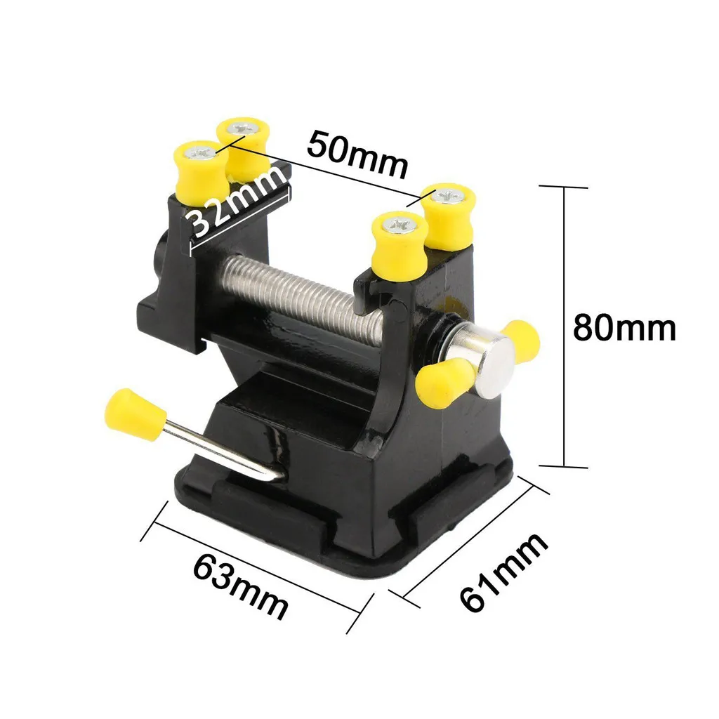 Скамейка для резьбы по Челюсти Зажим тиски всасывания зажим микро тиски клип DIY ремесло ручной инструмент Новое поступление#20190220