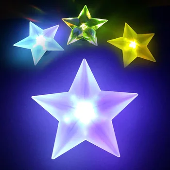 

Children's Bedroom Wall Night Light Pentagram Sucker Led Night Light with Battery Five-pointed Star Colorful Button-down