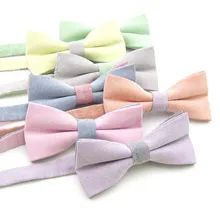 Фирменная Новинка мужские Обувь для мальчиков и модная одежда для девочек одноцветное Цвета бабочка галстук-бабочка двойной Слои хлопок свадьбы смокинг Средства ухода за кожей Шеи Bowties