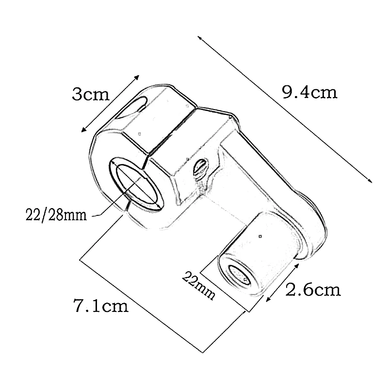 22 мм 28 мм руль мотоцикла стояк ручка бар стояк адаптер стволовых стояк 7/" 1-1/8" жир бар зажим для Yamaha R1 R3 R6 для BMW