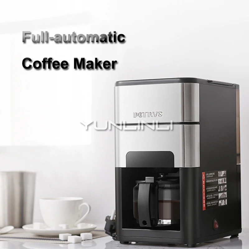 

Full-automatic Coffee Maker Amercian Coffee Machine Coffee Bean Grinding Brewing Integrated Machine PE3900