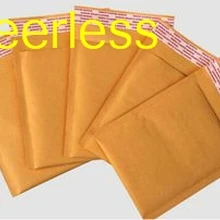 Peerless(110*130 мм) 100 шт./лот крафт Пузырьковые пузырьки почтовые отправители объемные конверты упаковка почтовые пакеты Сумка-конверт