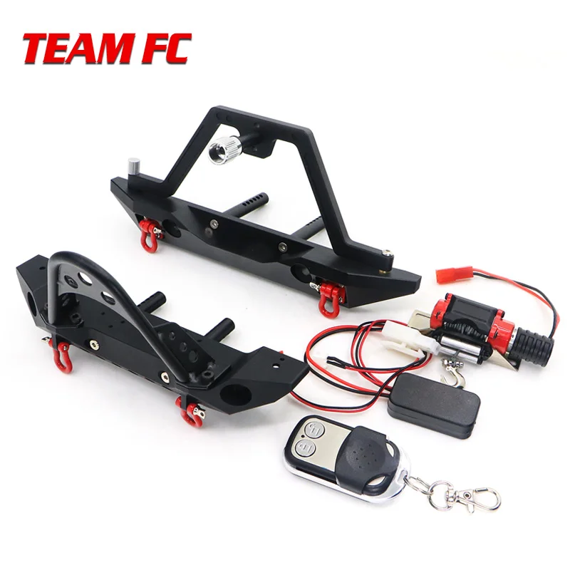 Cena TRX 4 uniwersalny metalowy zderzak przedni i tylny do 110 zdalnie sterowany samochód gąsienicowy obrońca Axial SCX10 JEEP i SCX10 II 90046 90047 S95