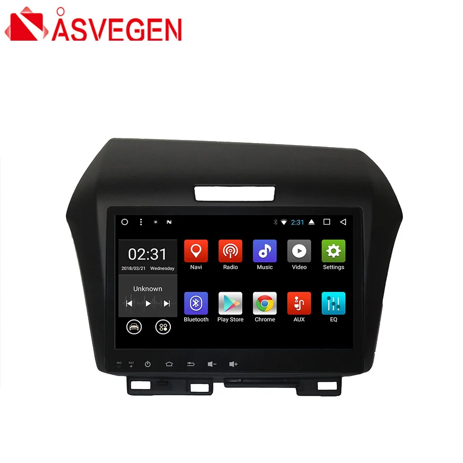 Sale Asvegen Tesla 9 inch 2G+32G Touch Screen Android 6.0 Car DVD GPS Audio Bluetooth Multimedia For Honda Jed 2013 0
